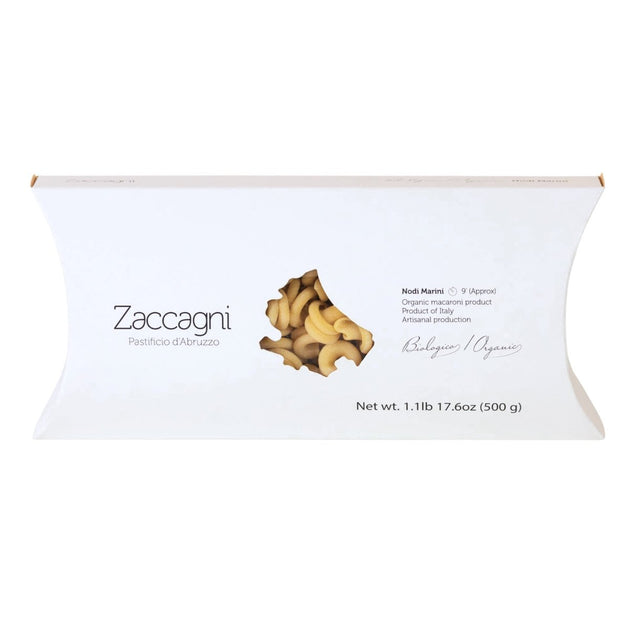Zaccagni, Organic Nodi Marini Pasta (1.1lbs/500g) | Ciao Imports