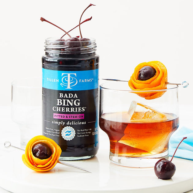 Tillen Farms, Bada Bing Cherries, 13.5 oz Jar | Gourmet & Authentic