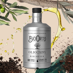 Bio Orto Organic 'Coratina' Grand Cru Extra Virgin Olive Oil (500ml / 16.9oz) - Bio Orto - 8051490500763 - Ciao Imports - Authentic Specialty Foods