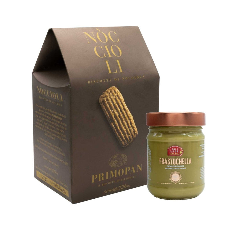 I Dolci Sapori Pistachio Cream & Primo Pan Noccioli Biscotti - Ciao Imports - Ciao Imports - Authentic Specialty Foods