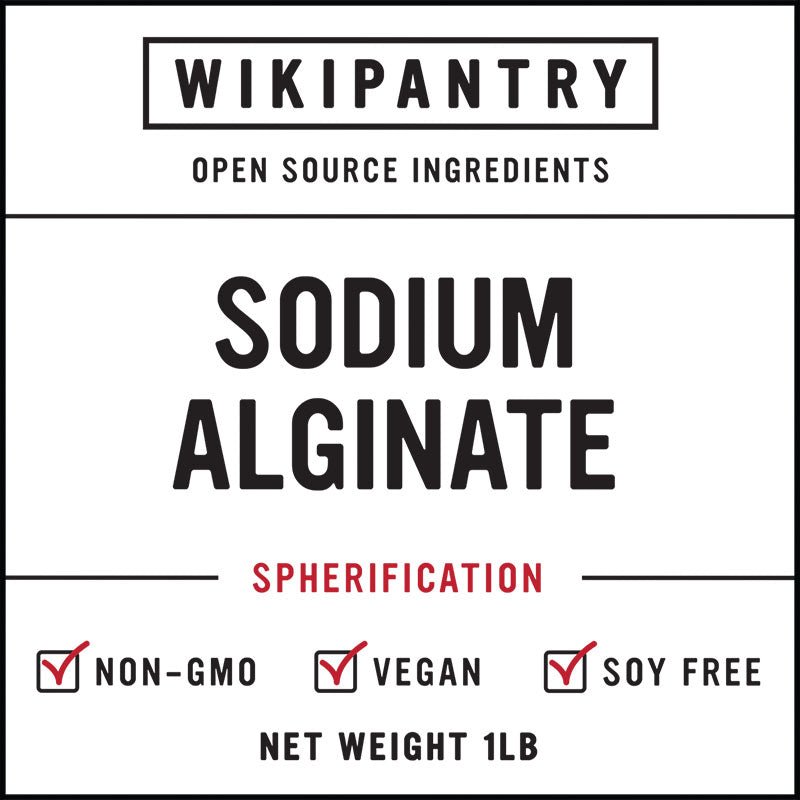 Sodium Alginate (1lb / 16oz) - Wikipantry - 00850026830170 - Ciao Imports - Authentic Specialty Foods