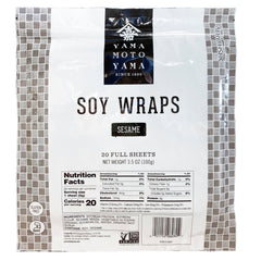 Sushi Party Soy Wrappers, Sesame, 20 sheets - Yamamotoyama - 011152080802 - Ciao Imports - Authentic Specialty Foods