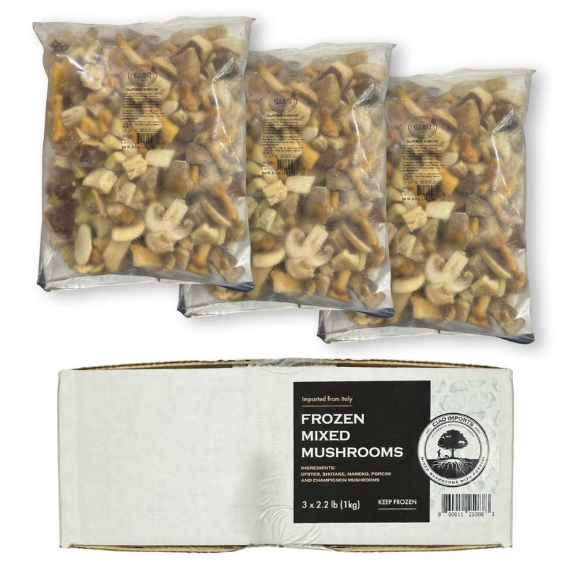 Ciao Imports, Mixed Mushrooms with Porcini, 1kg (2.2 lb), 3 - Pack - Ciao Imports - 860011250883 - Ciao Imports - Authentic Specialty Foods