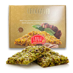 I Dolci Sapori dell Etna, Croccante with Chocolate & Pistachio, 100g - I Dolci Sapori dell'Etna - Ciao Imports - Authentic Specialty Foods