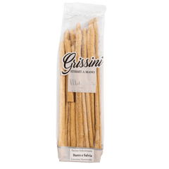 Malafronte, Butter & Sage Breadsticks, Italian Grissini (8.8oz/250g) - Malafronte - 8020804103297 - Ciao Imports - Authentic Specialty Foods