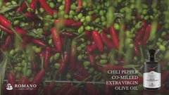 Romano, Chili Pepper Co-Milled Extra Virgin Olive Oil (250ml/8.8oz)