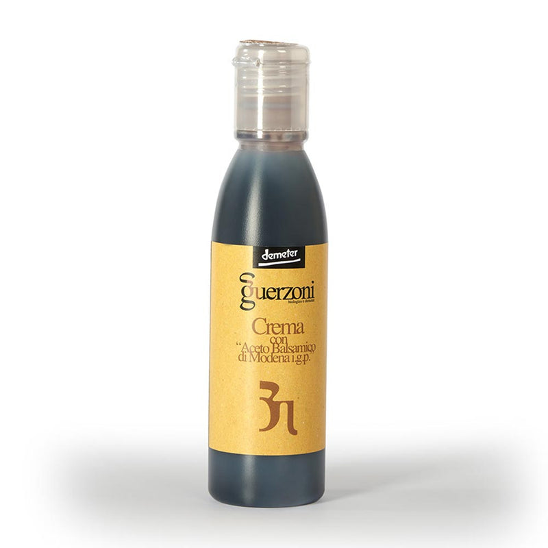 Balsamic Vinegar of Modena IGP "Glaze" Organic & Biodynamic Certified, 250 ml - Guerzoni - 8032738592214 - Ciao Imports - Authentic Specialty Foods