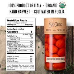 Bio Orto Organic Datterini Tomatoes in Water (550g / 19.4oz) - Bio Orto - 8051490500435 - Ciao Imports - Authentic Specialty Foods