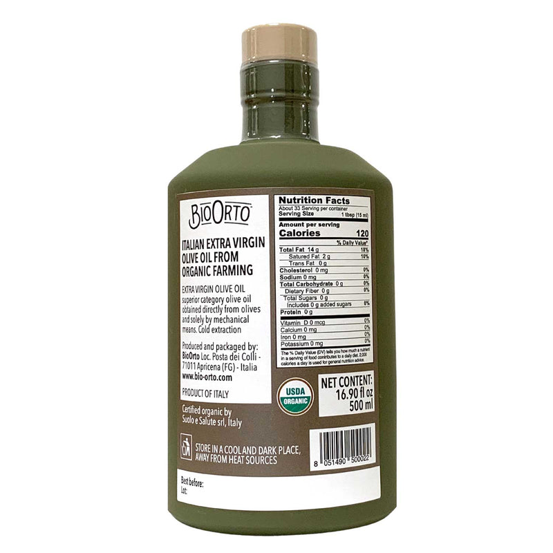 Bio Orto Organic 'Peranzana' Extra Virgin Olive Oil - Bio Orto - 8051490500022 - Ciao Imports - Authentic Specialty Foods