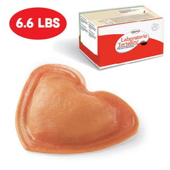Buffalo Mozzarella, Tomato & Basil Hearts (Ravioli) 6.6 lb Case - Laboratorio Tortellini - 870532000560 - Ciao Imports - Authentic Specialty Foods