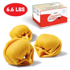 Jumbo Butternut Squash Tortelloni (Grantortellone) 6.6 lb. Case - Laboratorio Tortellini - 870532000515 - Ciao Imports - Authentic Specialty Foods