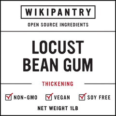 Locust Bean Gum (1lb / 16oz) - Wikipantry - 00850026830200 - Ciao Imports - Authentic Specialty Foods