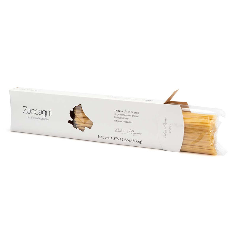 Organic Chitarra (1.1lbs/500g) - Zaccagni - 8059020270790 - Ciao Imports - Authentic Specialty Foods