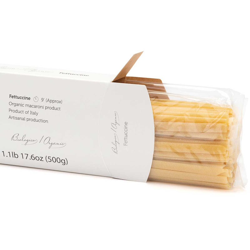 Organic Fettucine (1.1lbs/500g) - Zaccagni - 8059020240738 - Ciao Imports - Authentic Specialty Foods