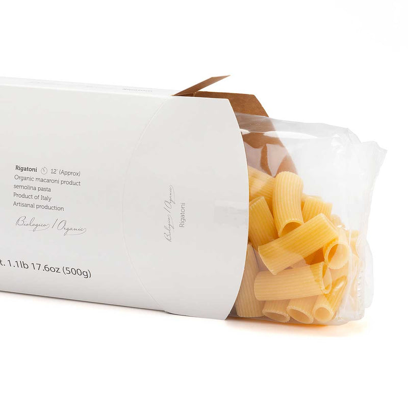 Organic Rigatoni (1.1lbs/500g) - Zaccagni - 8059020280783 - Ciao Imports - Authentic Specialty Foods