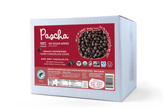 Pascha Organic Unsweet Allergen Free Chocolate Chips, 100% Cacao, 10lb Box - Pascha - 842638020032 - Ciao Imports - Authentic Specialty Foods