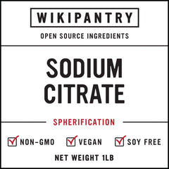 Sodium Citrate (1lb / 16oz) - Wikipantry - 00850026830125 - Ciao Imports - Authentic Specialty Foods