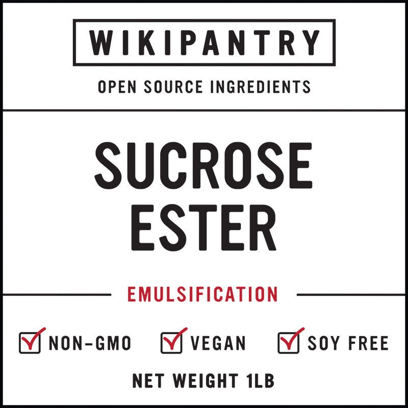 Sucrose Ester (1lb / 16oz) - Wikipantry - 00850026830293 - Ciao Imports - Authentic Specialty Foods