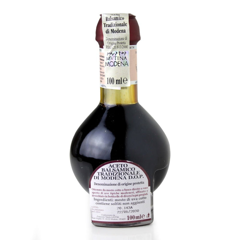 Traditional Balsamic Vinegar of Modena DOP "Affinato" (12 Year) Organic & Biodynamic Certified, 100 ml - Guerzoni - 8032738591903 - Ciao Imports - Authentic Specialty Foods