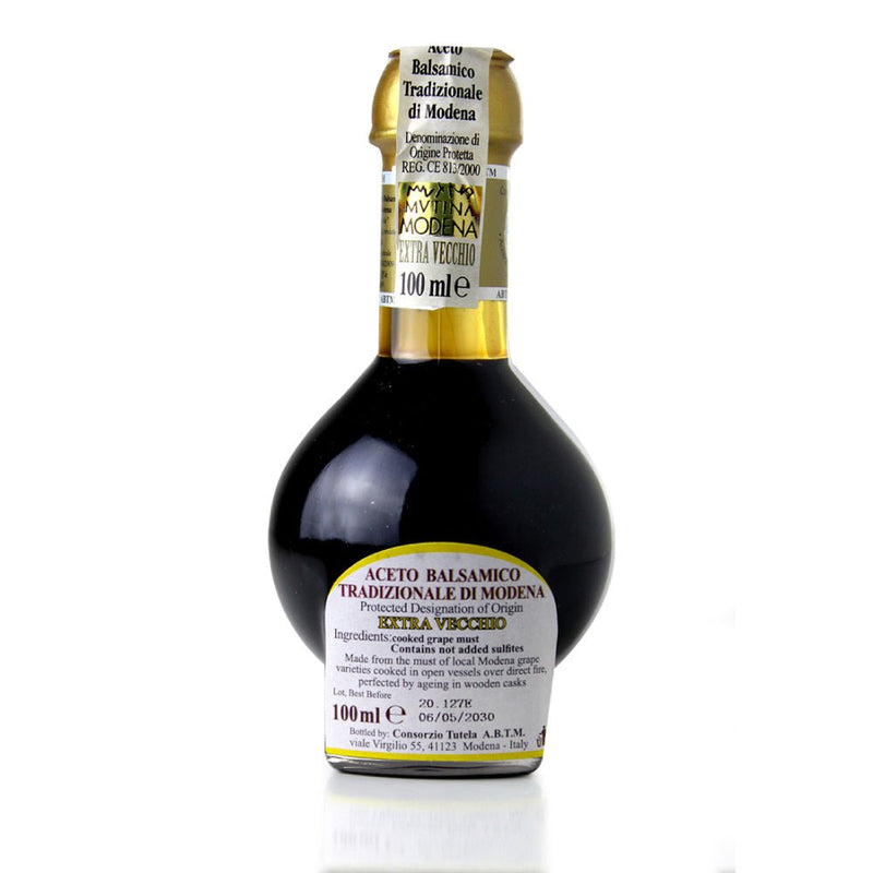 Traditional Balsamic Vinegar of Modena DOP "Extravecchio" (25 Year) Organic & Biodynamic Certified, 100 ml - Guerzoni - 8032738592009 - Ciao Imports - Authentic Specialty Foods